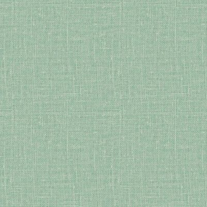 Smoke green // Slubby Linen Faux Linen Look