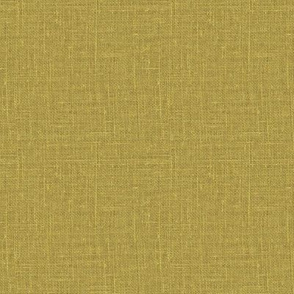 Golden olive // Slubby Linen Faux Linen Look