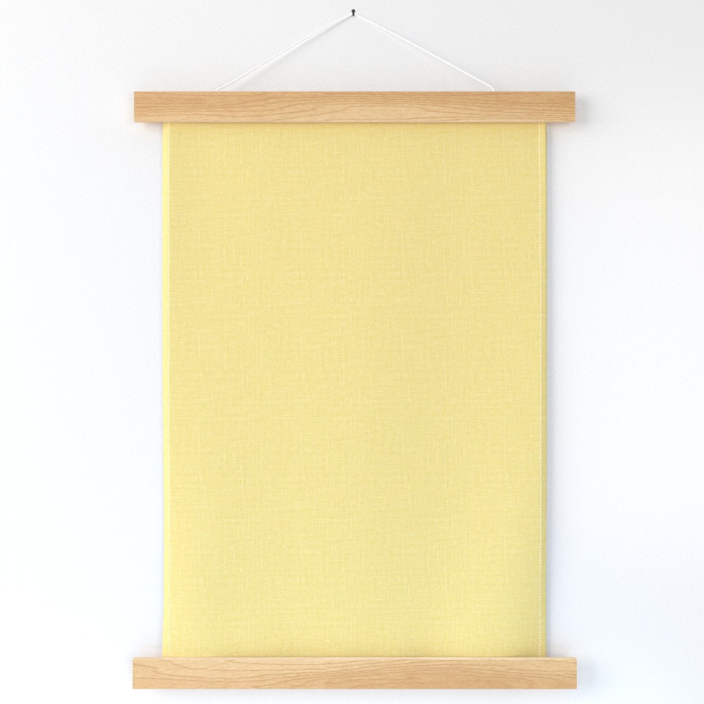 Pantone Mustard // Slubby Linen Faux Linen Look