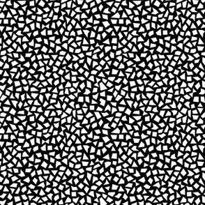 Minimal geometric spots abstract terrazzo print neutral nursery monochrome black and white