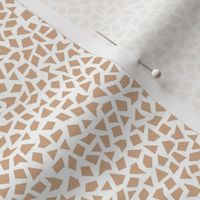 Minimal geometric spots abstract terrazzo print neutral nursery latte beige neutral