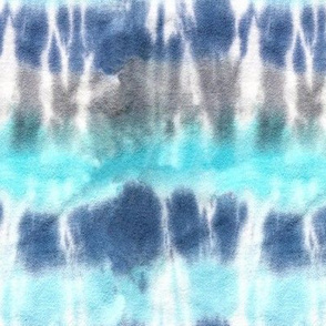 Tie-dye stripe blue (small)