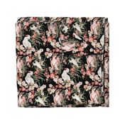 BARKCLOTH BIRD - BARKCLOTH BIRDS COLLECTION S (BLACK)