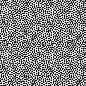Ink drops animal print spots and dots wild cat neutral nursery black and white monochrome TINY