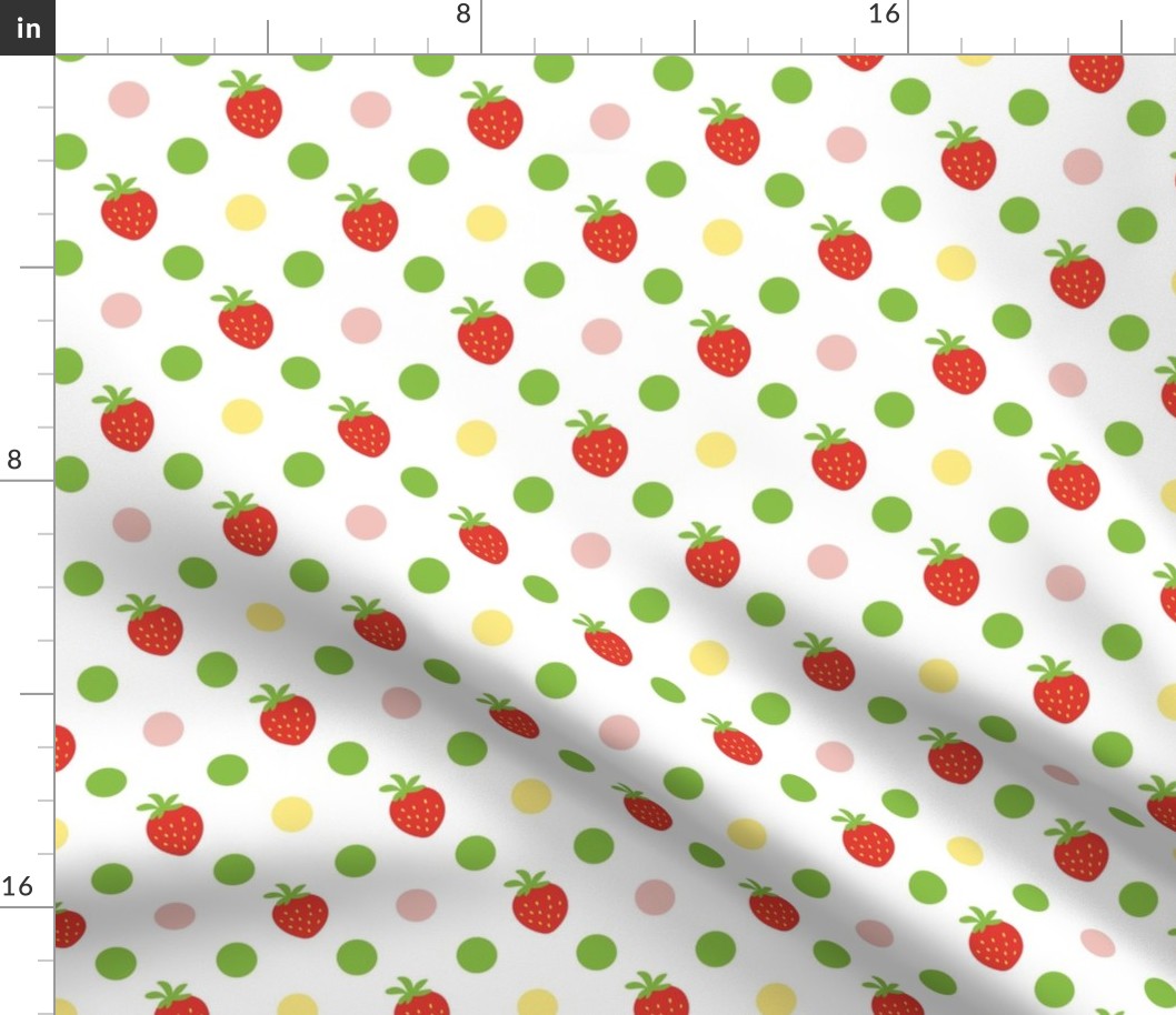 Strawberry & polka-dot