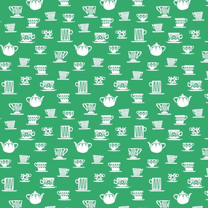 Teacups - Green