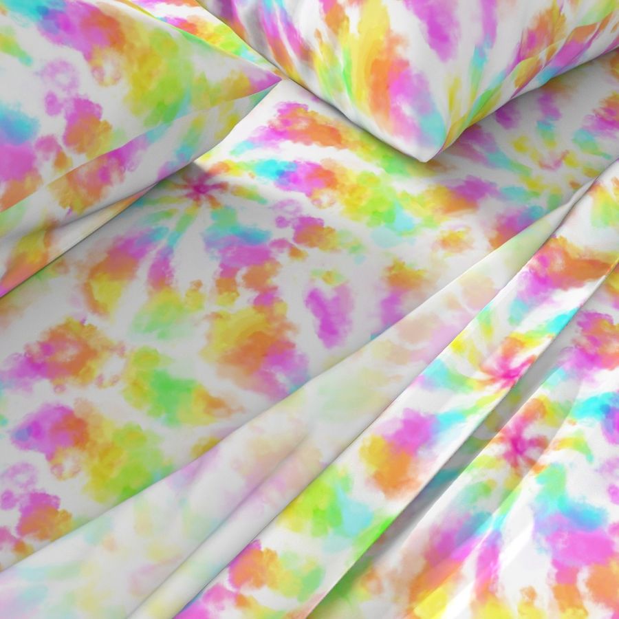 Neon Multi swirl tie dye