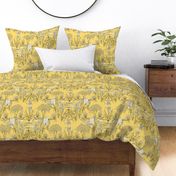 Toile Iris Pond Pattern Small | Sunny Yellow+Black+White