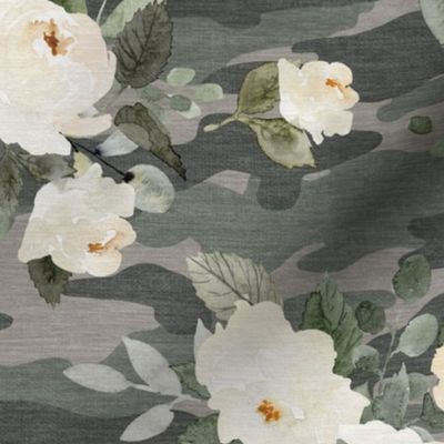 eucalyptus rose camouflage 12x12