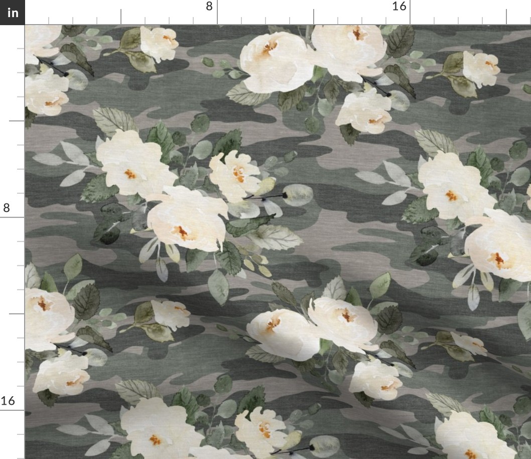 eucalyptus rose camouflage 12x12