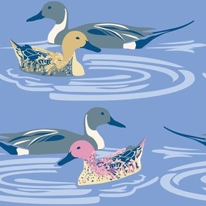 Pintail Duck Charm Blue | Large