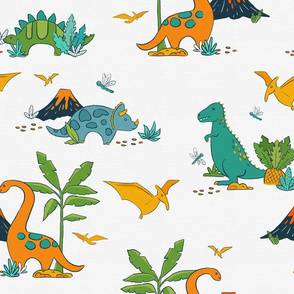 Quirky Dinosaur Toile