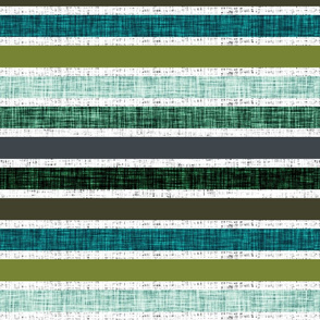 stripes: white linen + olive, summit, green olive, 165-8, blue pine, teal no. 2, 174-15