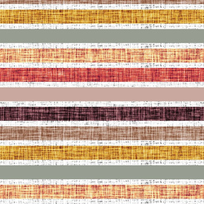 stripes: white linen + spice no. 2, coral gold, dusty rose, medallion, laurel, sunset, 26-13