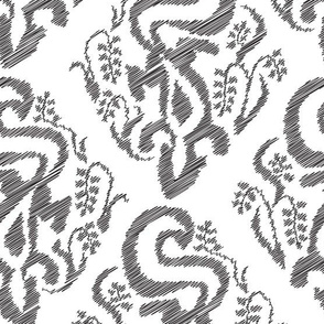 Skunks Modern Toile