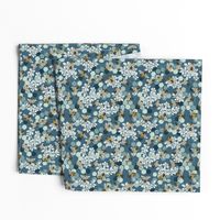 Save The Honey Bees Teal - Blue - Small