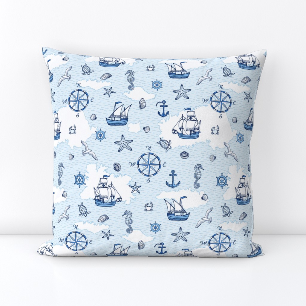 Nautical Toile