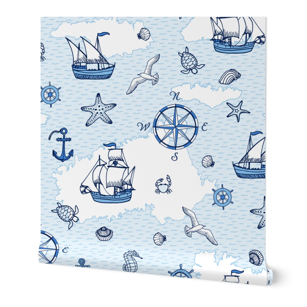 Nautical Toile