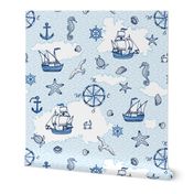 Nautical Toile