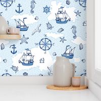 Nautical Toile