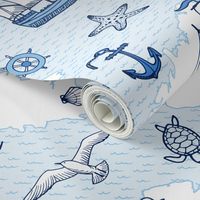 Nautical Toile