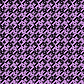 houndstooth of the dead pastel purple and black