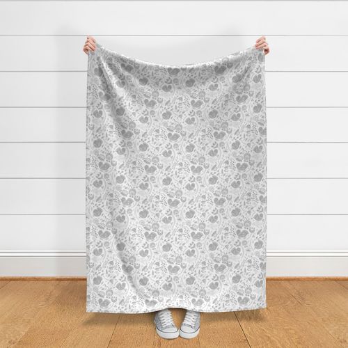 Birdie toile gray