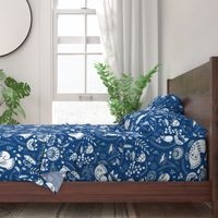 Birdie toile classic blue INV