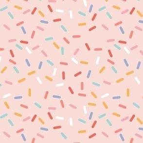 sprinkles - pastels on pink - LAD20