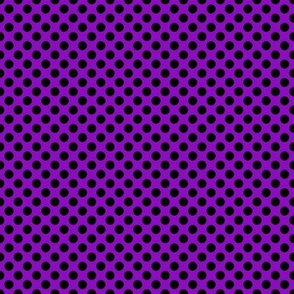 Purple Black Polka Dots (small)
