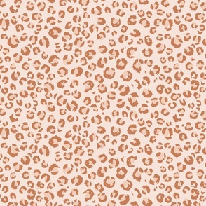 Medium // 2020 Animal Print peach tea blush leopard print