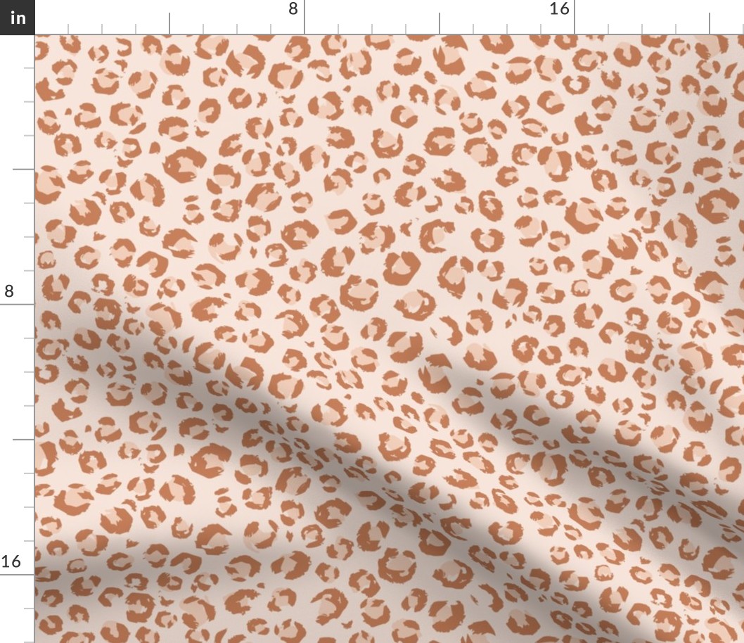 Medium // 2020 Animal Print peach tea blush leopard print