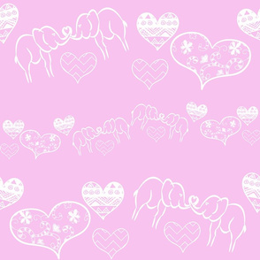 Elephant Sweethearts_Pink