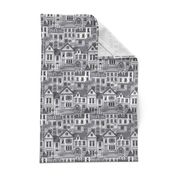 Town house toile grey small