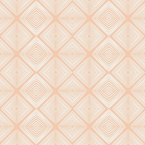 Boho Geo Diamond Pale Pink