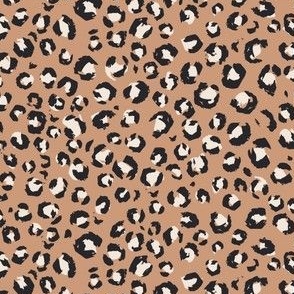 Mini micro //  2020 Animal Print warm chai leopard print