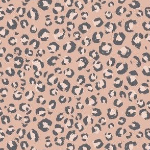 Mini micro // 2020 Animal Print faded feel dusty pink peach leopard print