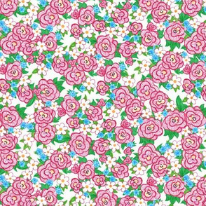 Ruffle Flower Ditzy - Pink 