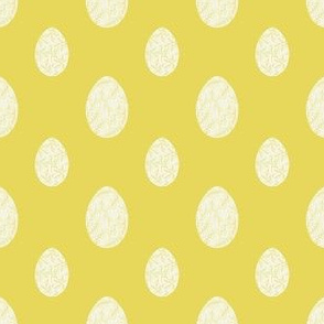 easter eggs yellow