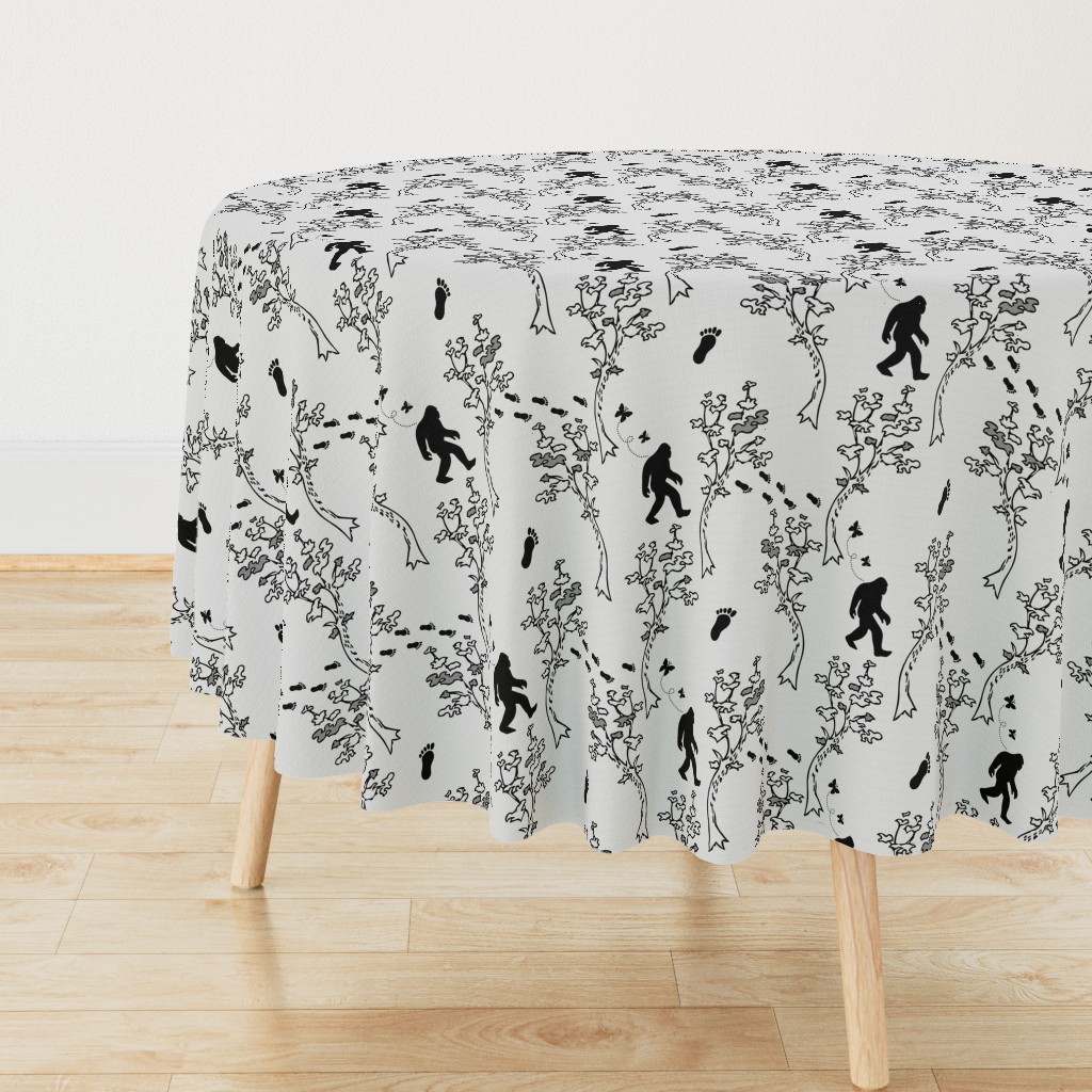 Bigfoot Sasquatch Off the Wall Toile