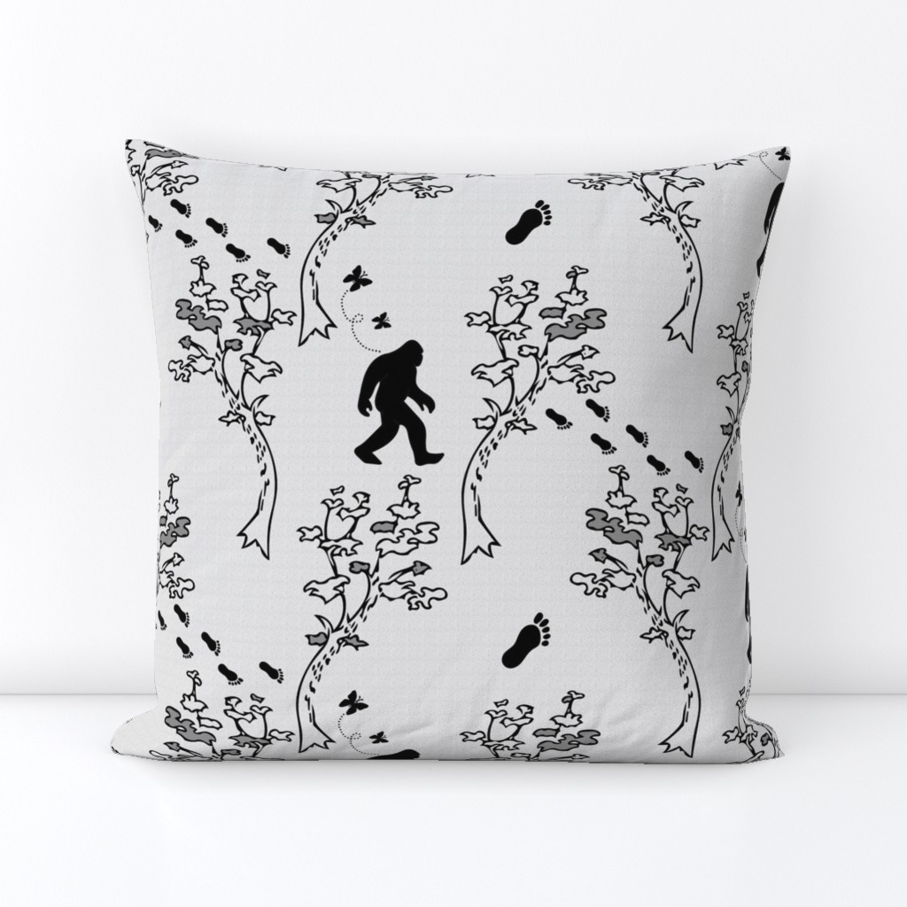 Bigfoot Sasquatch Off the Wall Toile