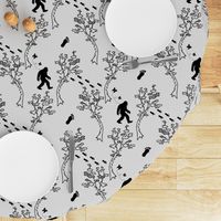 Bigfoot Sasquatch Off the Wall Toile