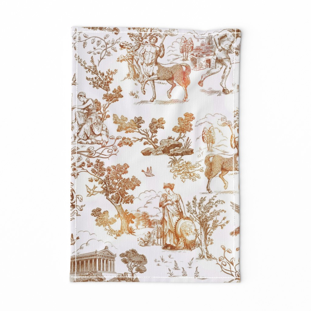 Greek Mythology Toile brown ombre