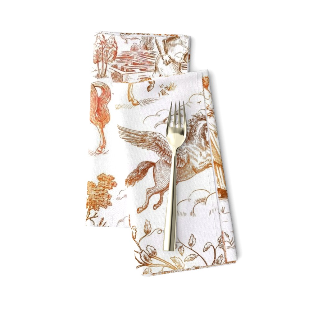 Greek Mythology Toile brown ombre