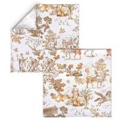 Greek Mythology Toile brown ombre