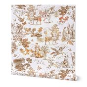 Greek Mythology Toile brown ombre