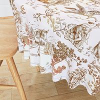 Greek Mythology Toile brown ombre