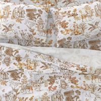 Greek Mythology Toile brown ombre