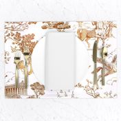 Greek Mythology Toile brown ombre