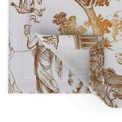 Greek Mythology Toile brown ombre